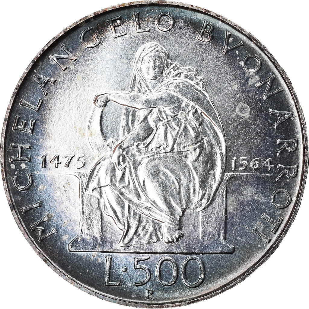 Münze, Italien, 500 Lire, 1975, Rome, UNZ, Silber, KM:104