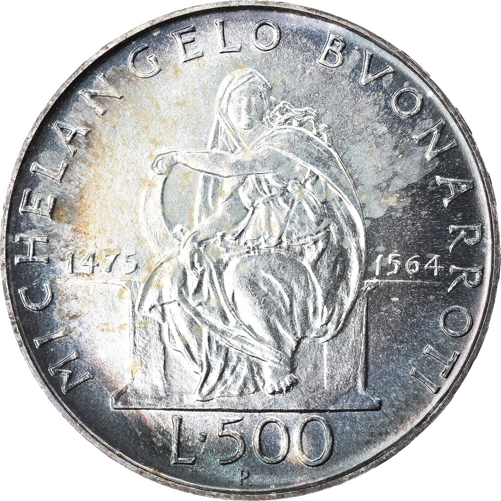 Monnaie, Italie, 500 Lire, 1975, Rome, SPL, Argent, KM:104