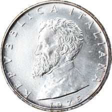 Münze, Italien, 500 Lire, 1975, Rome, UNZ, Silber, KM:104