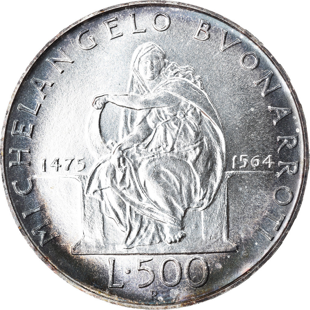 Münze, Italien, 500 Lire, 1975, Rome, UNZ, Silber, KM:104