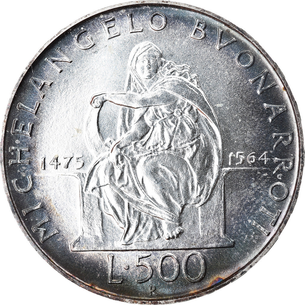 Moneta, Italia, 500 Lire, 1975, Rome, SPL, Argento, KM:104