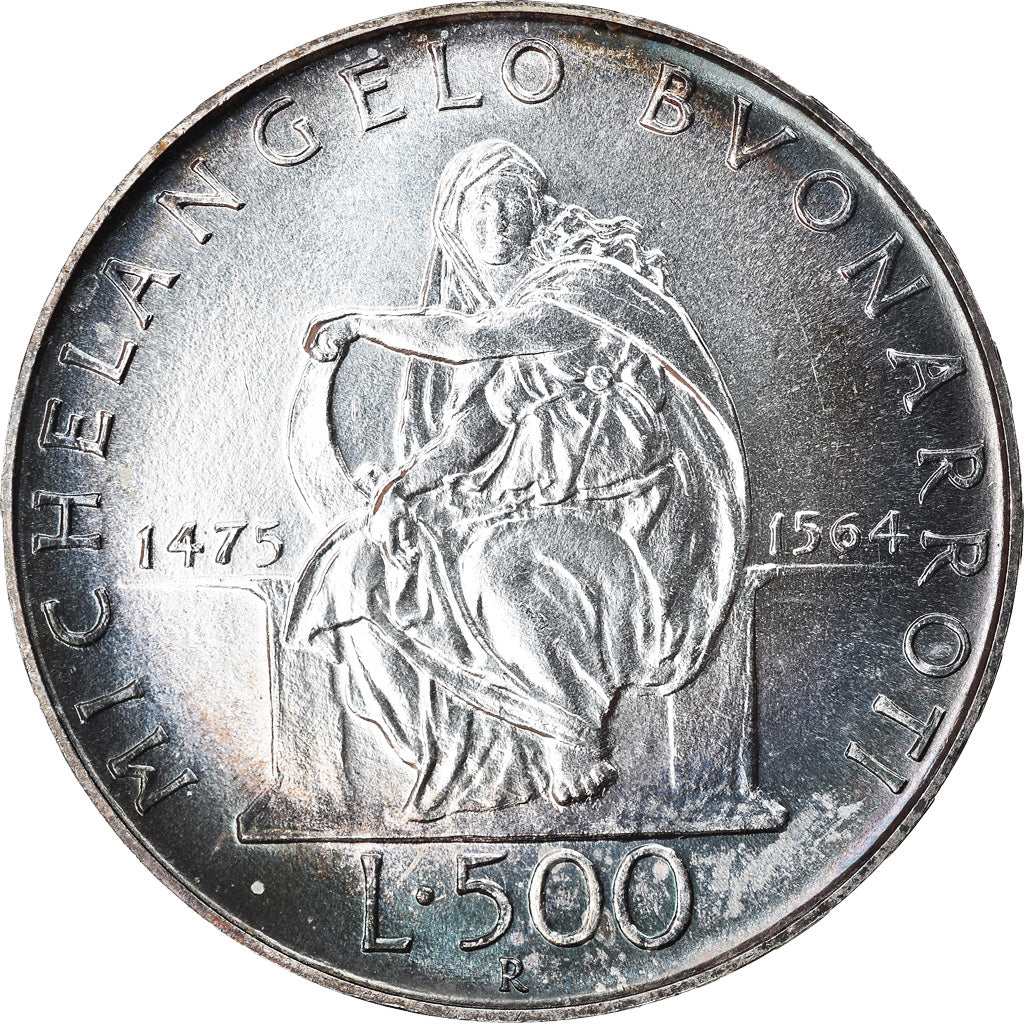 Monnaie, Italie, 500 Lire, 1975, Rome, SPL, Argent, KM:104