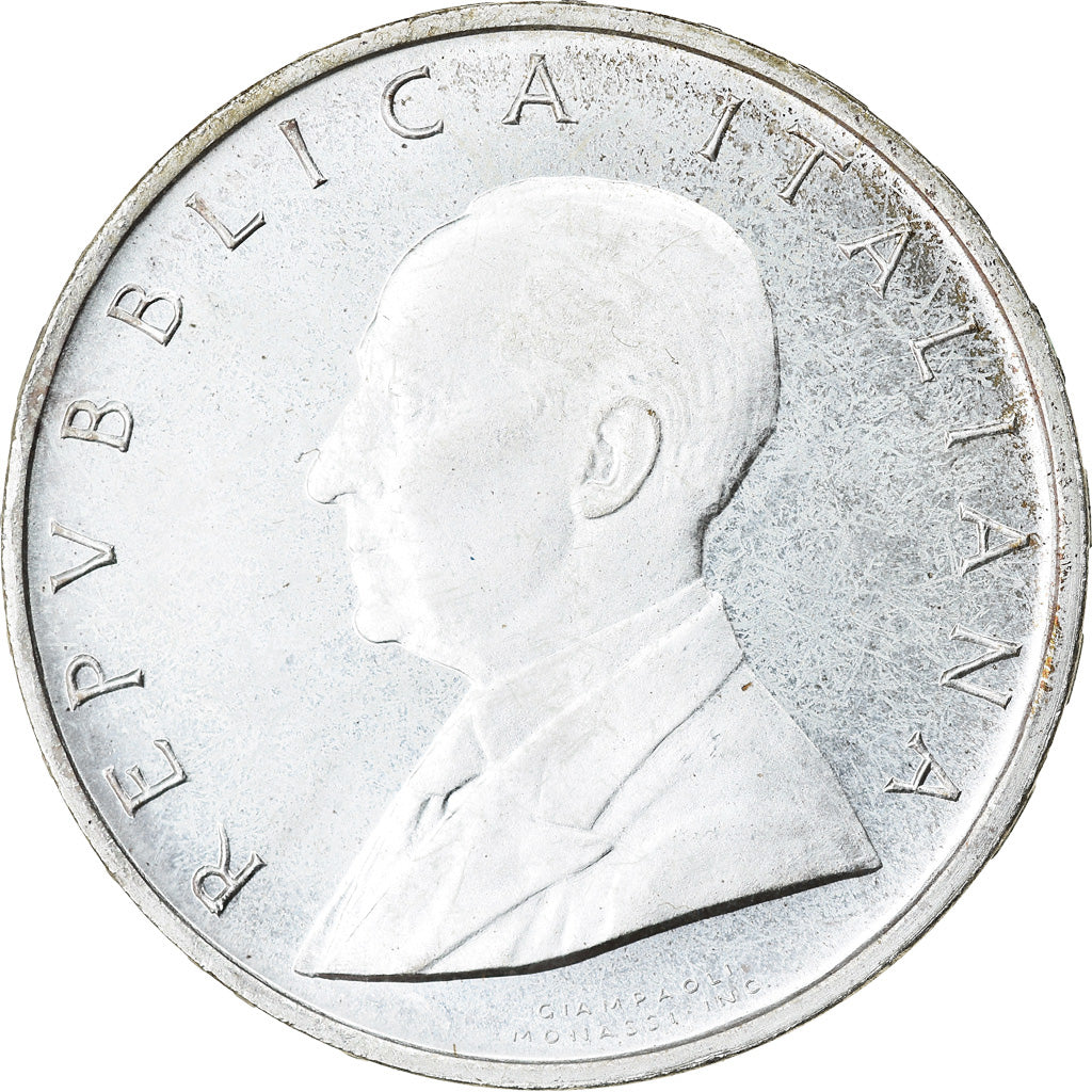 Munten, Italië, 500 Lire, 1974, Rome, UNC-, Zilver, KM:103