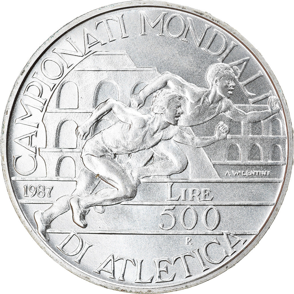 Monnaie, Italie, 500 Lire, 1987, Rome, SPL, Argent, KM:122