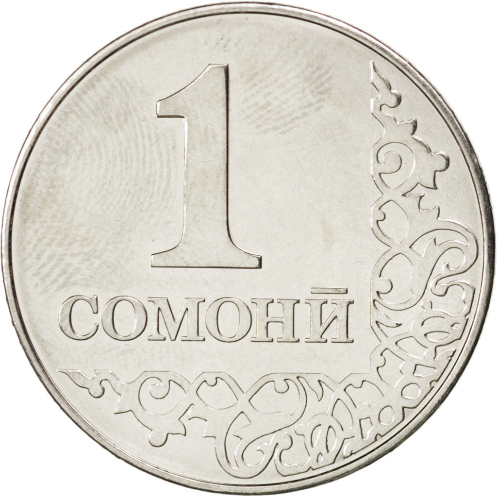 Coin, Tajikistan, Somoni, 2011, MS(63), Copper-Nickel Plated Steel, KM:27