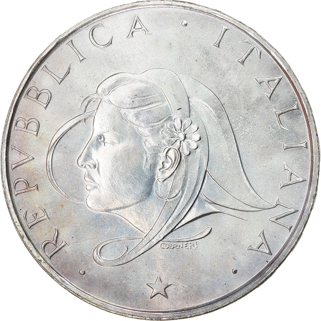 Münze, Italien, 500 Lire, 1987, Rome, UNZ, Silber, KM:121