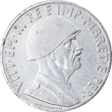 Münze, Albania, Vittorio Emanuele III, Lek, 1939, Rome, SS+, Stainless Steel