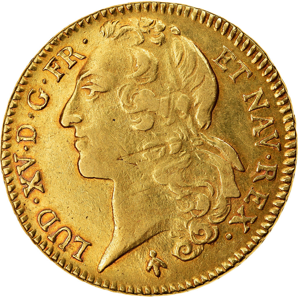 Moneta, Francia, Louis XV, Double Louis d'or, 1766, Toulouse, BB+, Oro
