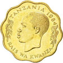 Munten, Tanzania, 10 Senti, 1984, UNC-, Nickel-brass, KM:11