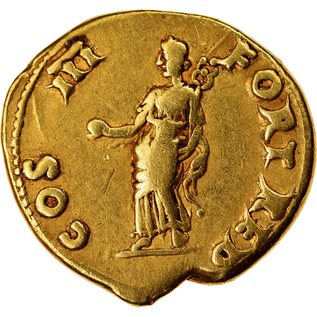 Munten, Vespasius, Aureus, 69-79, Lyon - Lugdunum, ZF, Goud, RIC:1110