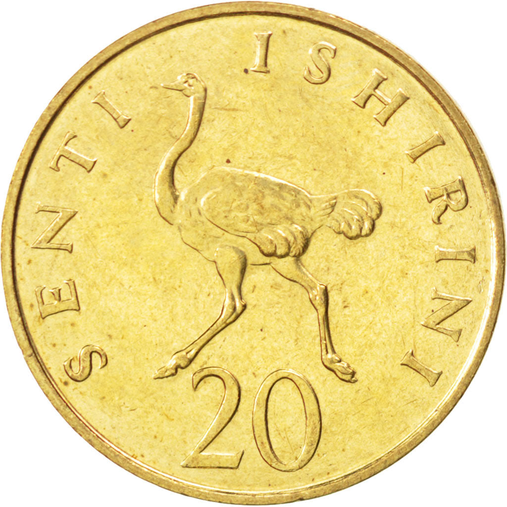 Coin, Tanzania, 20 Senti, 1981, MS(63), Nickel-brass, KM:2