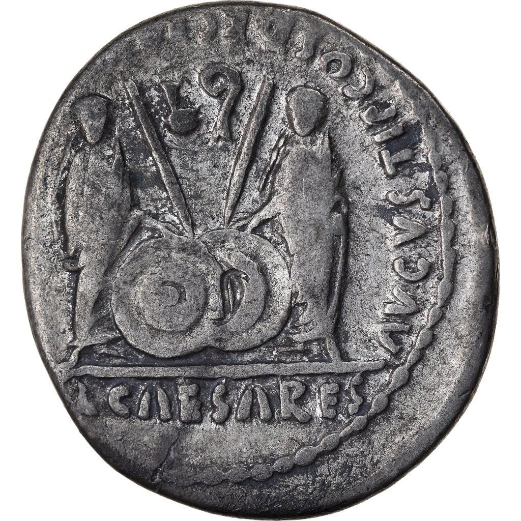 Münze, Augustus, Denarius, Lyon - Lugdunum, S, Silber, RIC:207