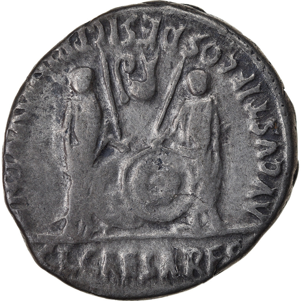 Moneta, Augustus, Denarius, Lyon - Lugdunum, BB, Argento, RIC:207