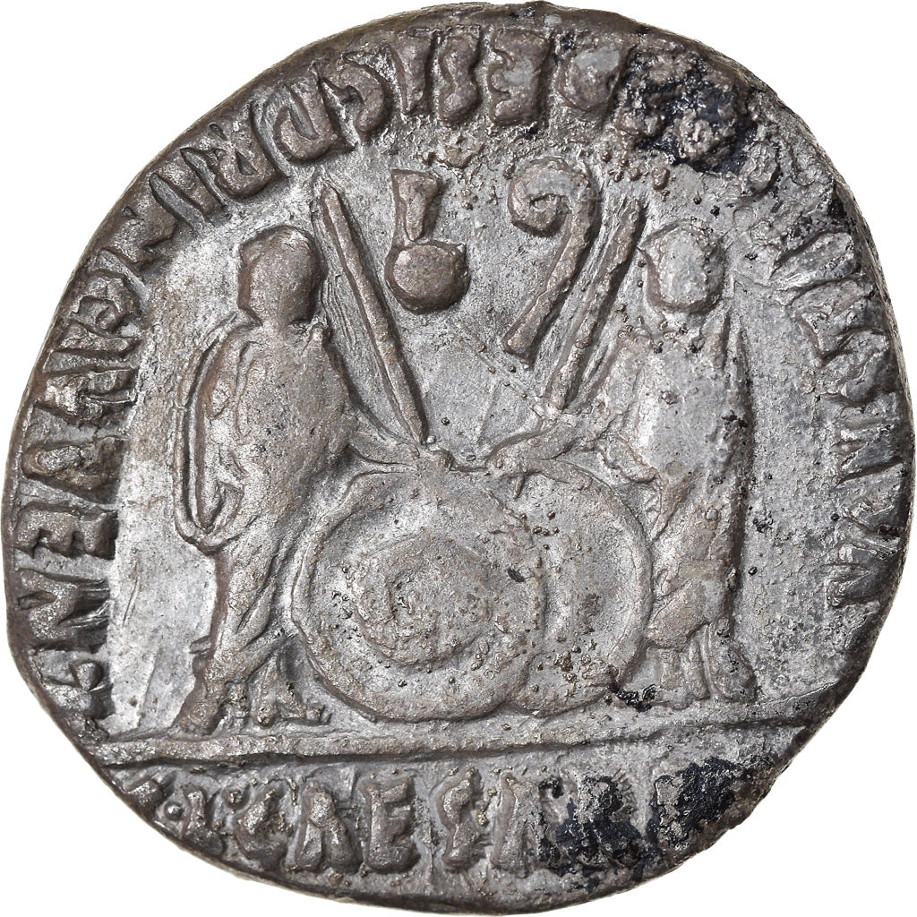 Moneta, Augustus, Denarius, Lyon - Lugdunum, EF(40-45), Srebro, RIC:207