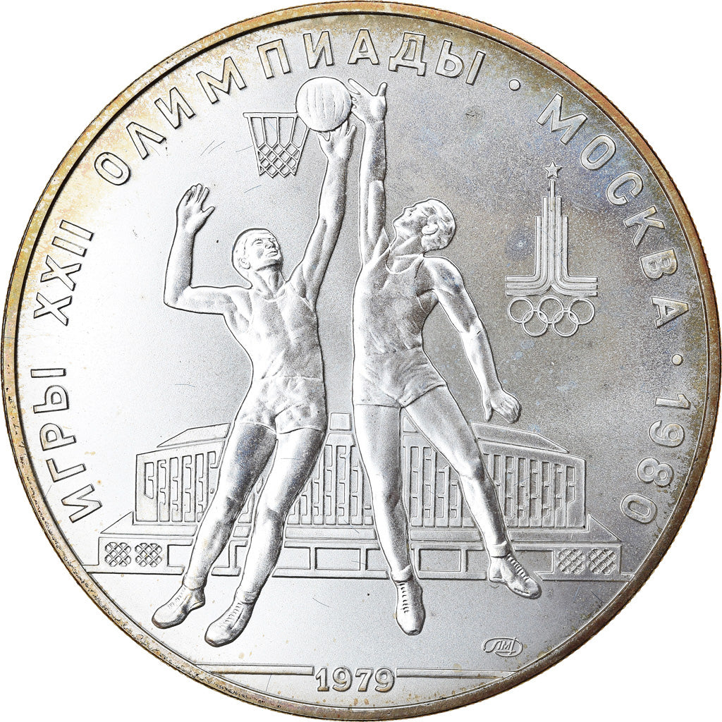Monnaie, Russie, 10 Roubles, 1979, Saint-Petersburg, Proof, FDC, Argent, KM:168