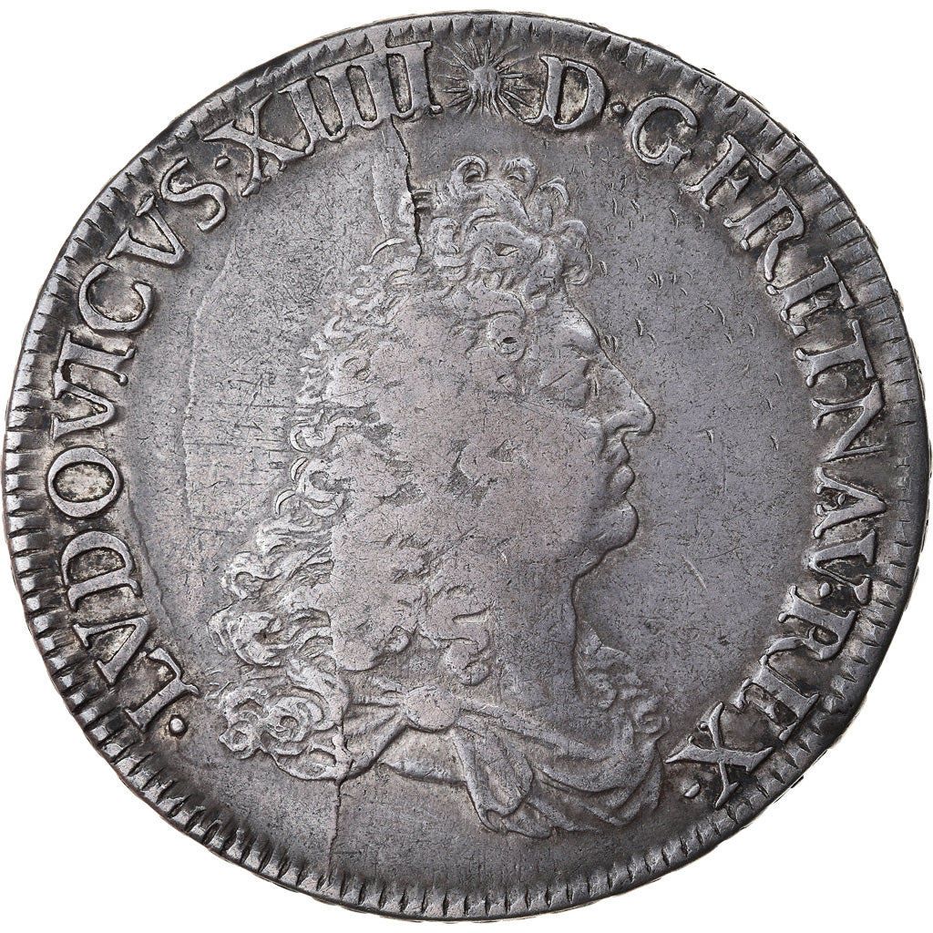 Münze, Frankreich, Louis XIV, Écu de Flandre, Ecu, 1686, Lille, SS+, Silber