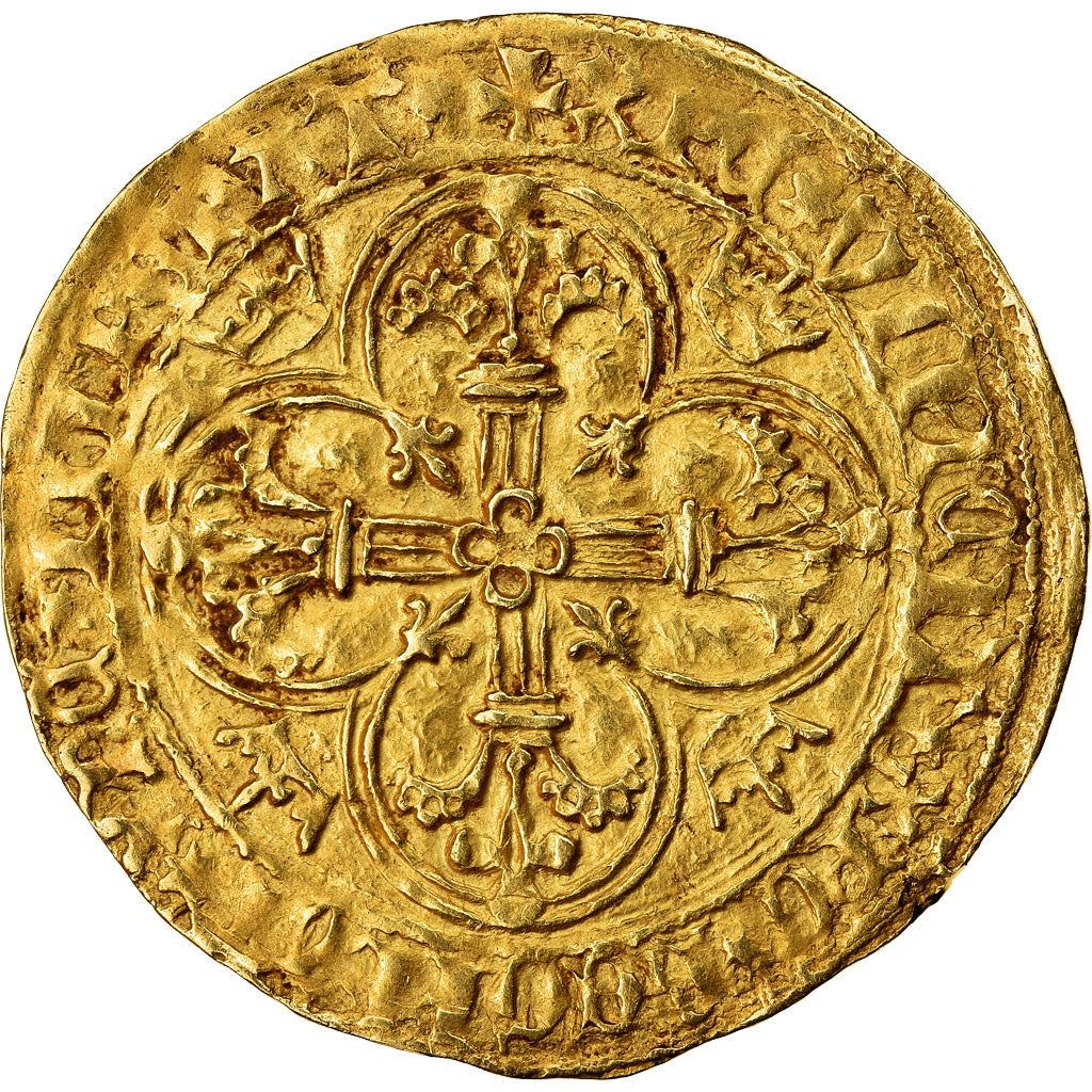 Munten, Frankrijk, Royal d'or, Chinon, ZF+, Goud, Duplessy:455