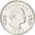 TANZANIA, 50 Senti, 1990, British Royal Mint, KM #26, MS(63), Nickel Clad...