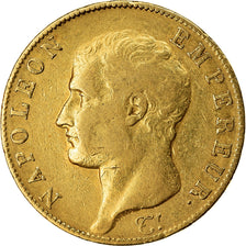 Munten, Frankrijk, Napoléon I, 40 Francs, AN 13, Paris, ZF, Goud, KM:664.1