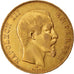 Moneta, Francja, Napoleon III, Napoléon III, 50 Francs, 1857, Paris, AU(50-53)