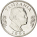 TANZANIA, Shilingi, 1992, British Royal Mint, KM #22, MS(63), Nickel Clad...