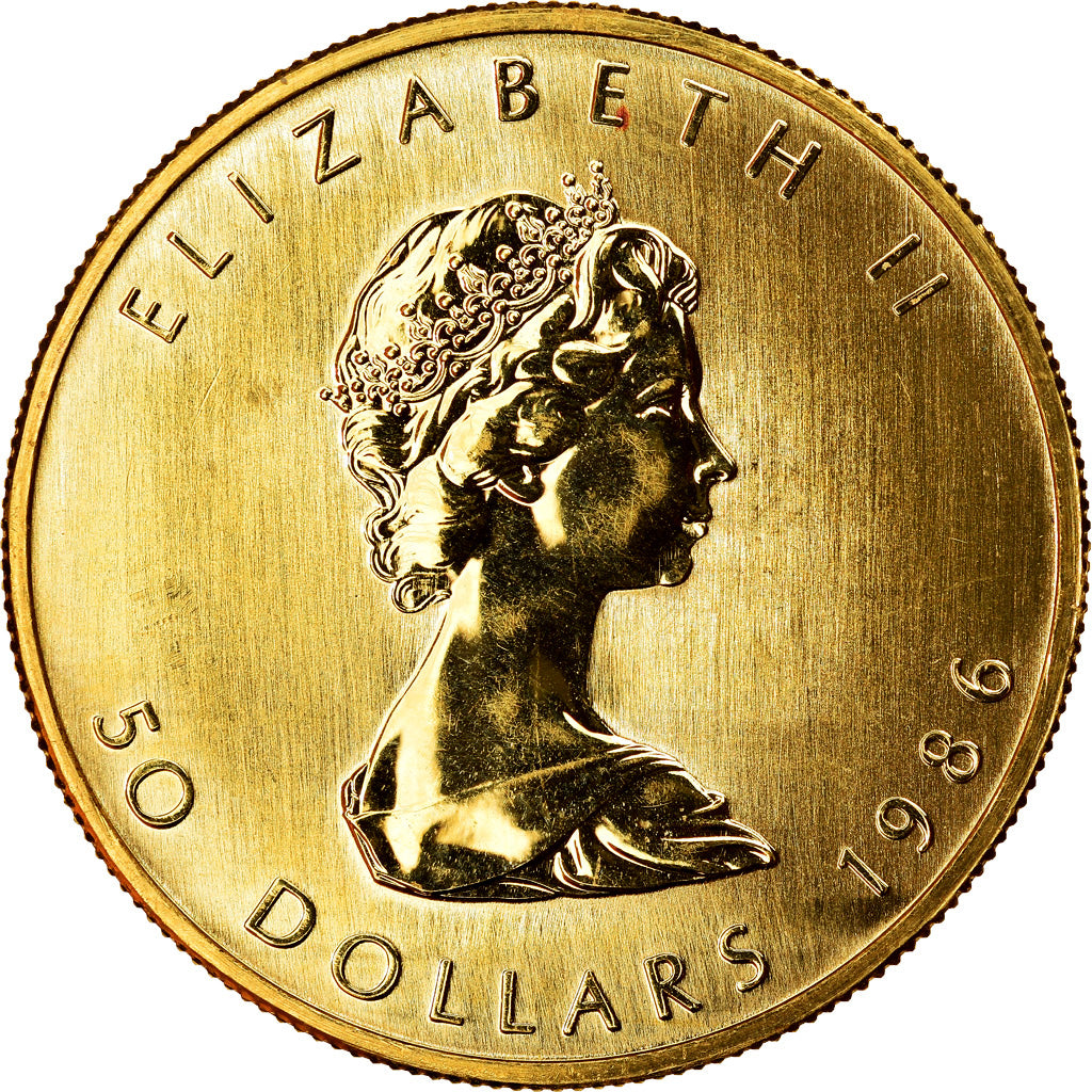 Coin, Canada, Elizabeth II, 50 Dollars, 1986, Royal Canadian Mint, Ottawa