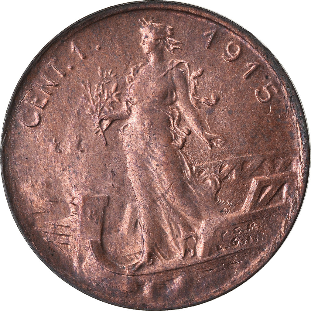 Münze, Italien, Vittorio Emanuele III, Centesimo, 1915, Rome, UNZ+, Bronze