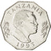 Coin, Tanzania, 5 Shilingi, 1993, MS(63), Nickel Clad Steel, KM:23a.2