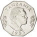Coin, Tanzania, 5 Shilingi, 1993, MS(63), Nickel Clad Steel, KM:23a.2