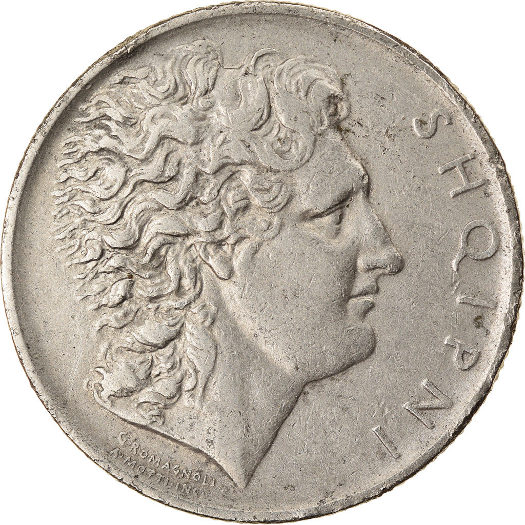 Moneta, Albania, Lek, 1926, Rome, BB, Nichel, KM:5