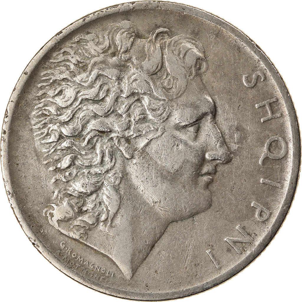 Moneda, Albania, Lek, 1926, Rome, MBC, Níquel, KM:5