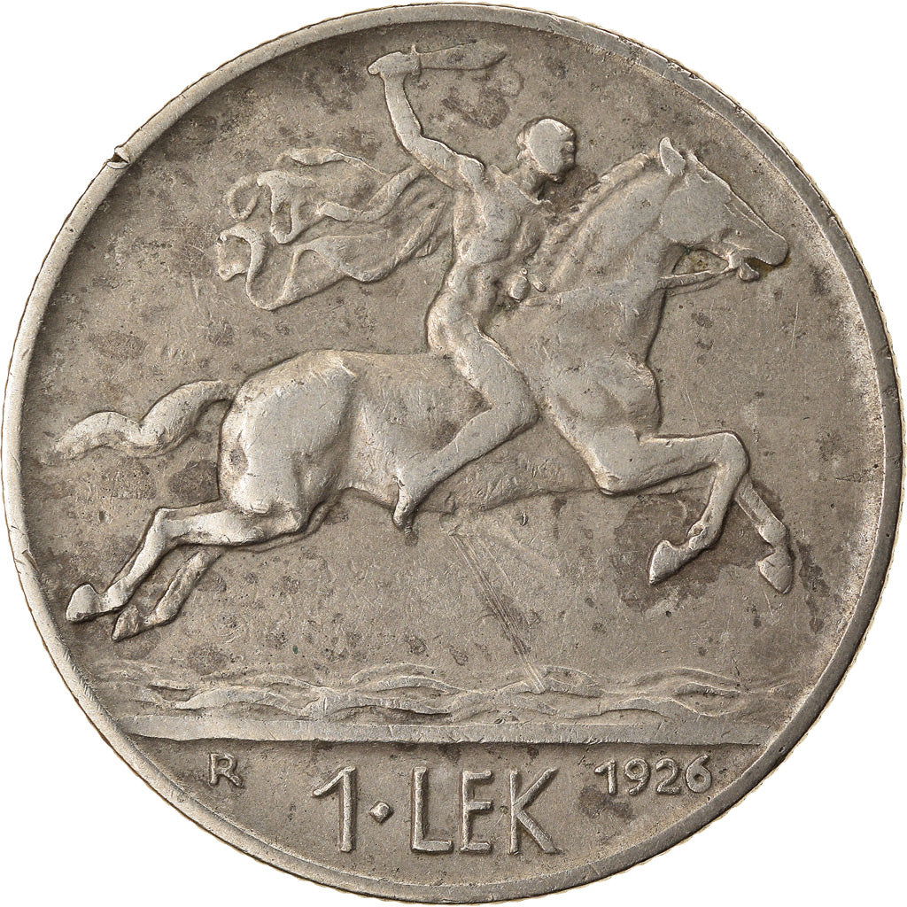 Moneda, Albania, Lek, 1926, Rome, MBC, Níquel, KM:5
