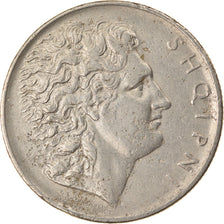 Monnaie, Albania, Lek, 1927, Rome, TTB, Nickel, KM:5