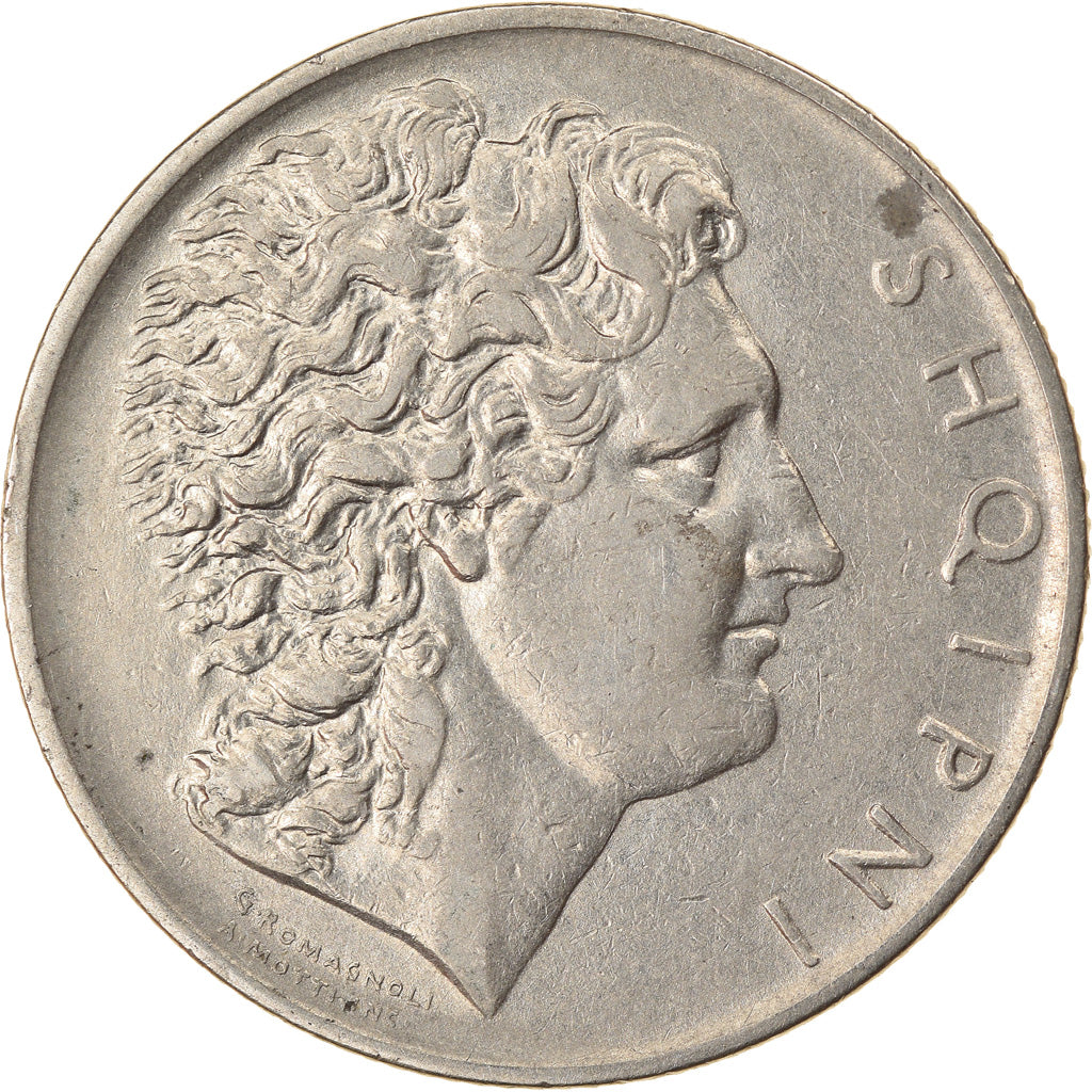 Moneta, Albania, Lek, 1930, Rome, BB, Nichel, KM:5