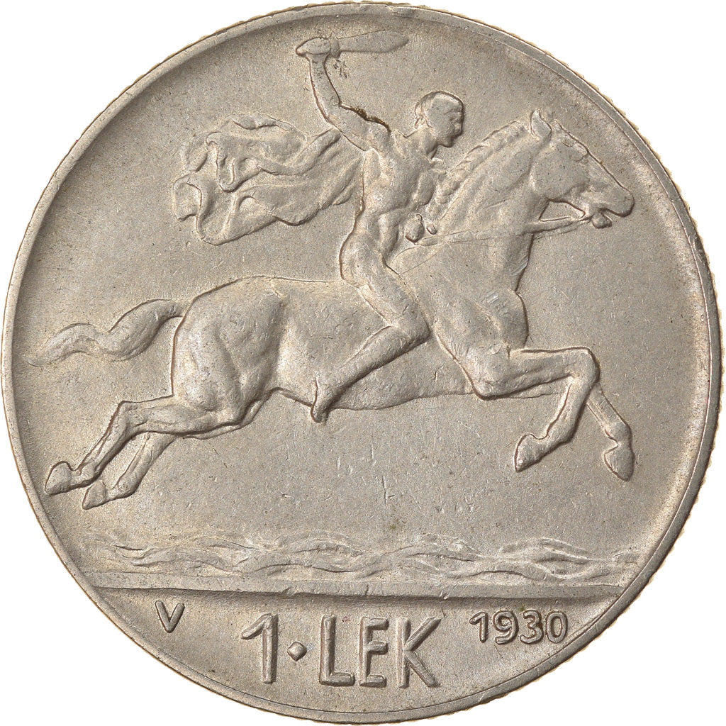 Monnaie, Albania, Lek, 1930, Rome, TTB, Nickel, KM:5