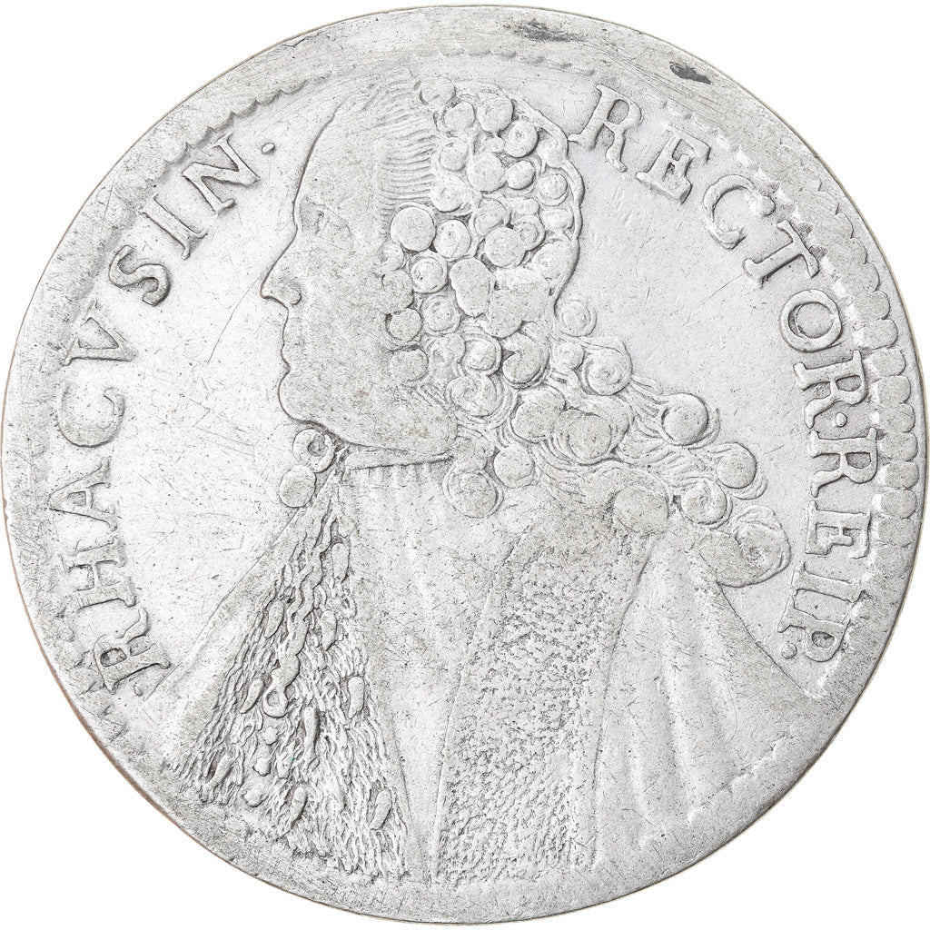 Moneta, RAGUSA, Tallero, Ducat Et Sem, 1765, Ragusa, MB+, Argento