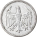 Münze, Deutschland, Weimarer Republik, 3 Mark, 1924, Karlsruhe, SS+, Silber