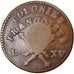Moneta, Guadalupe, 3 Sols 9 Deniers, 1793, BB+, Bronzo, KM:1, Lecompte:4