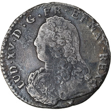 Munten, Frankrijk, Louis XV, 1/10 Écu aux branches d'olivier, 1734, Rennes, FR