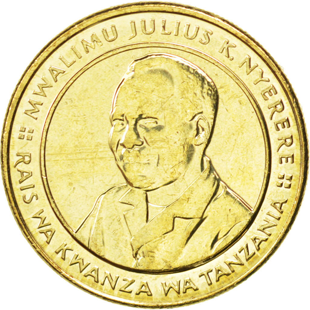Tanzania, 100 Shillingi, 2012, KM #New, MS(63), Brass plated steel, 9.05