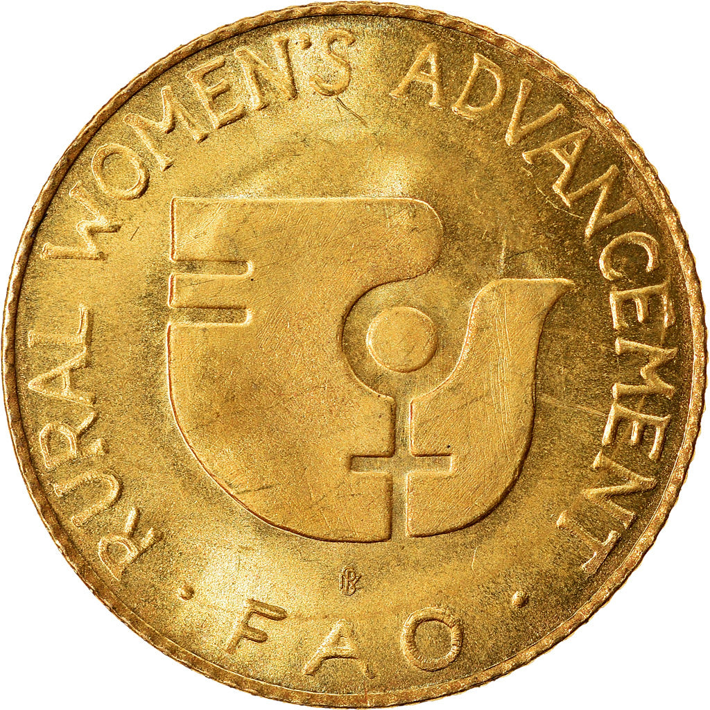 Coin, Tonga, King Taufa'ahau Tupou IV, 20 Pa'anga, 1980, MS(63), Gold, KM:65
