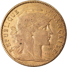 Münze, Frankreich, Marianne, 10 Francs, 1905, Paris, SS+, Gold, KM:846