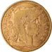 Munten, Frankrijk, Marianne, 10 Francs, 1907, Paris, FR+, Goud, KM:846