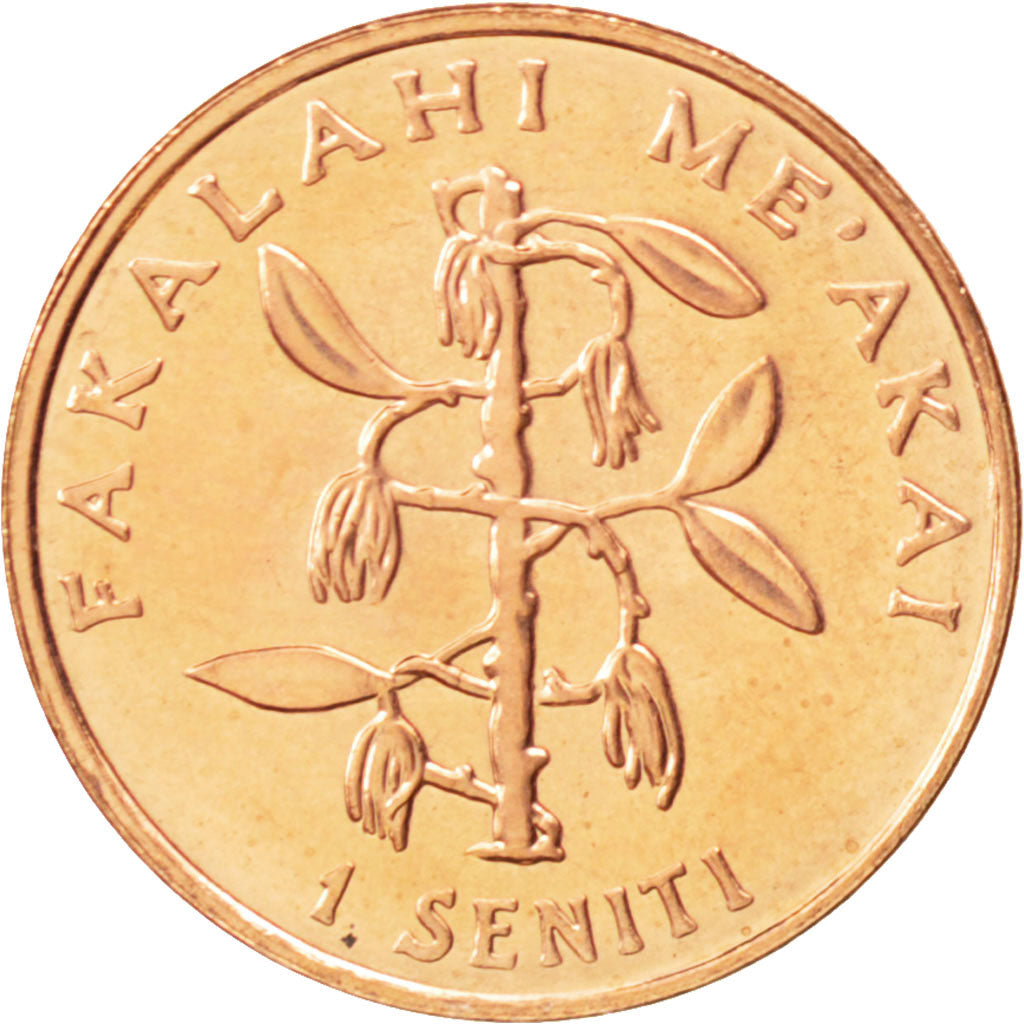 TONGA, Seniti, 2005, KM #66, MS(63), Bronze, 16.51, 1.73