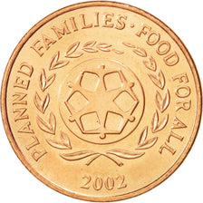 TONGA, 2 Seniti, 2002, KM #67a, MS(63), Copper Plated Steel, 21, 3.52