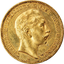 Coin, German States, PRUSSIA, Wilhelm II, 20 Mark, 1900, Berlin, MS(63), Gold