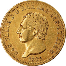 Coin, ITALIAN STATES, SARDINIA, Carlo Felice, 40 Lire, 1825, Torino, EF(40-45)