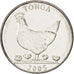 TONGA, 5 Seniti, 2005, KM #68a, MS(63), Nickel Plated Steel, 19.39, 2.84