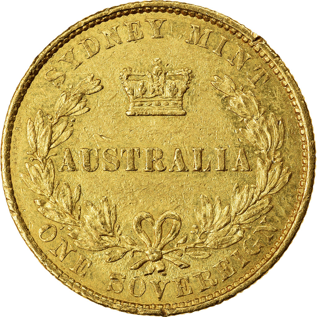 Moeda, Austrália, Victoria, Sovereign, 1860, Sydney, VF(30-35), Dourado, KM:4