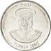 Coin, Tonga, King Taufa'ahau Tupou IV, 10 Seniti, 2005, MS(63), Nickel plated